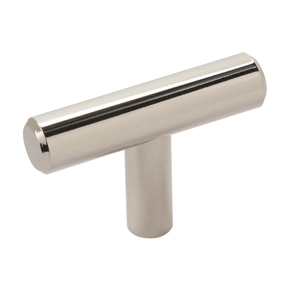 Bar Pulls 1-15/16 in (49 mm) Length Polished Nickel Cabinet Knob