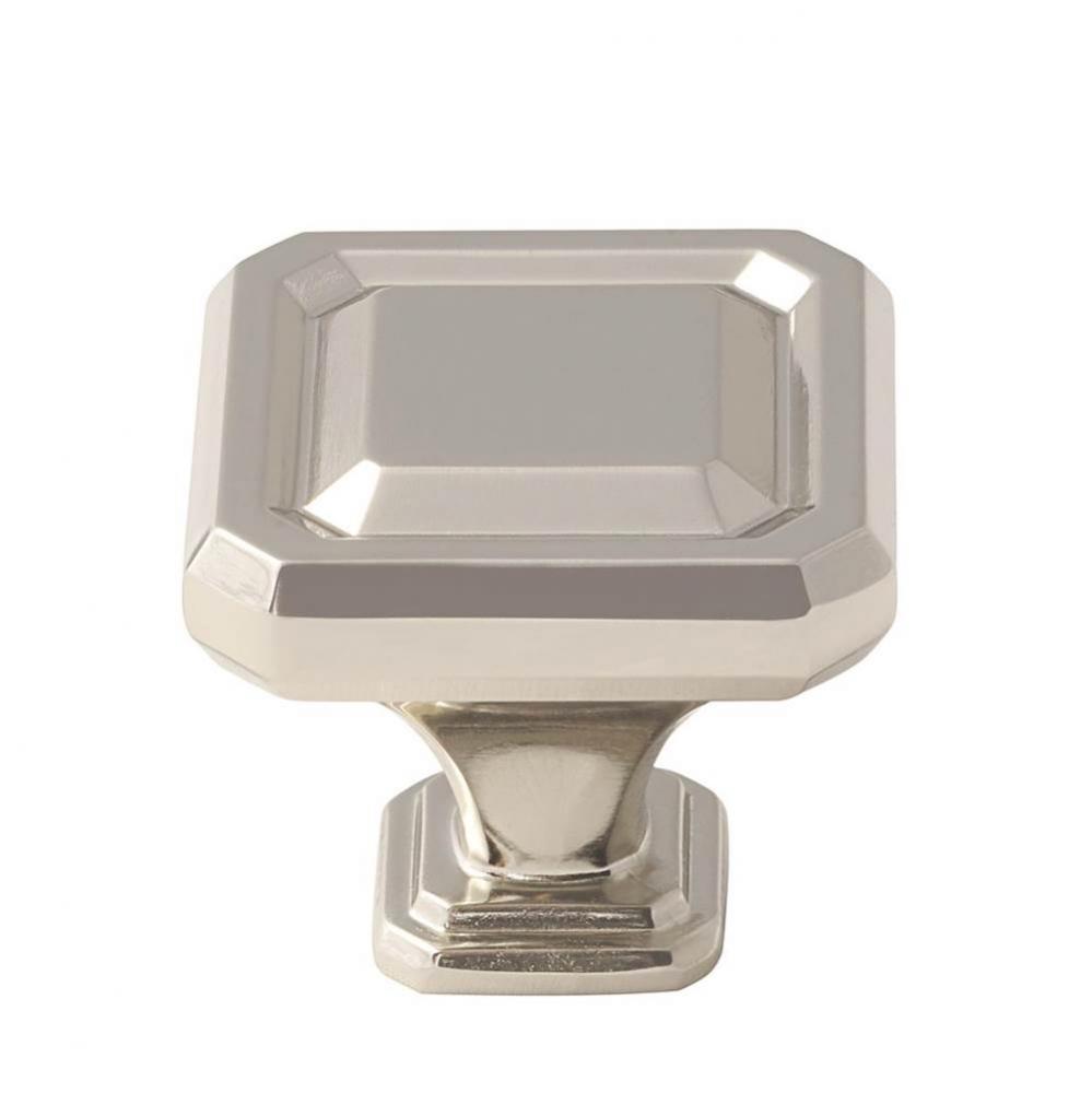 Wells 1-1/2 in (38 mm) Length Polished Nickel Cabinet Knob