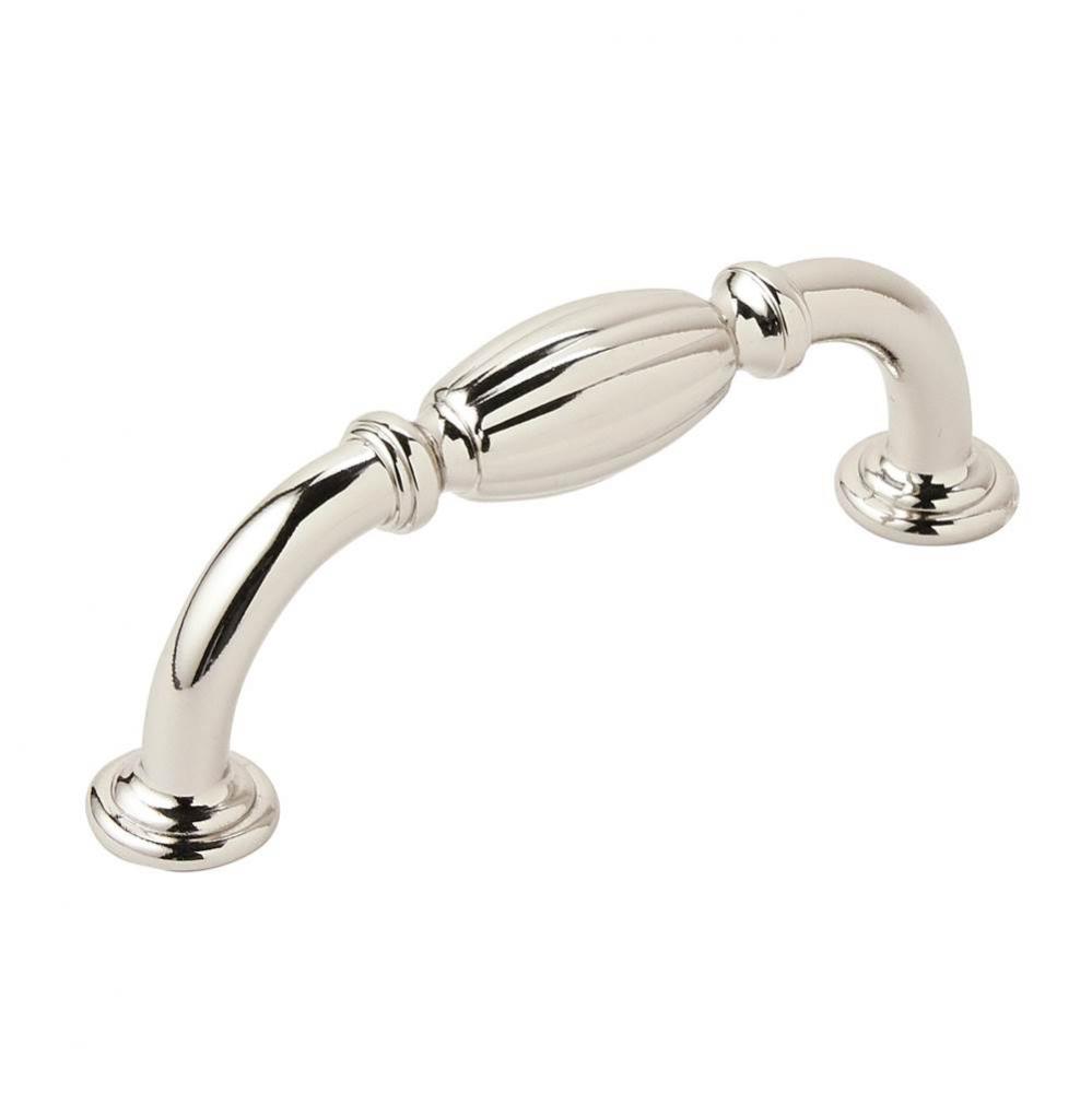 Blythe 3 in (76 mm) Center-to-Center Polished Nickel Cabinet Pull