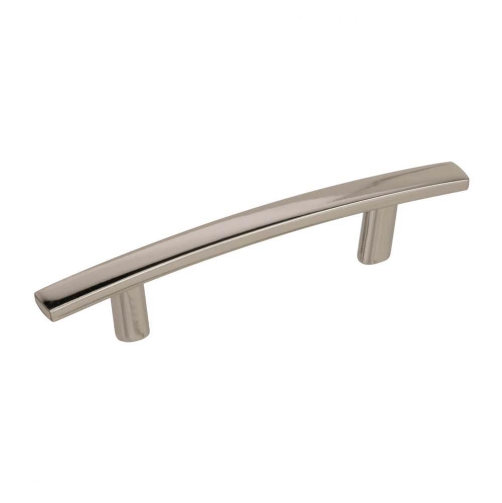 Cyprus 3 in (76 mm) Center-to-Center Polished Nickel Cabinet Pull