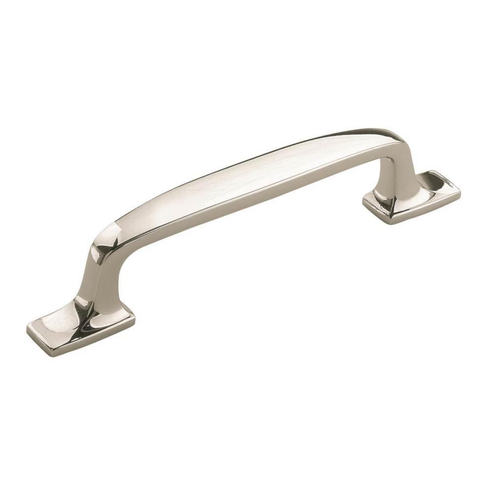 Highland Ridge 3-3/4 in (96 mm) Center-to-Center Polished Nickel Cabinet Pull
