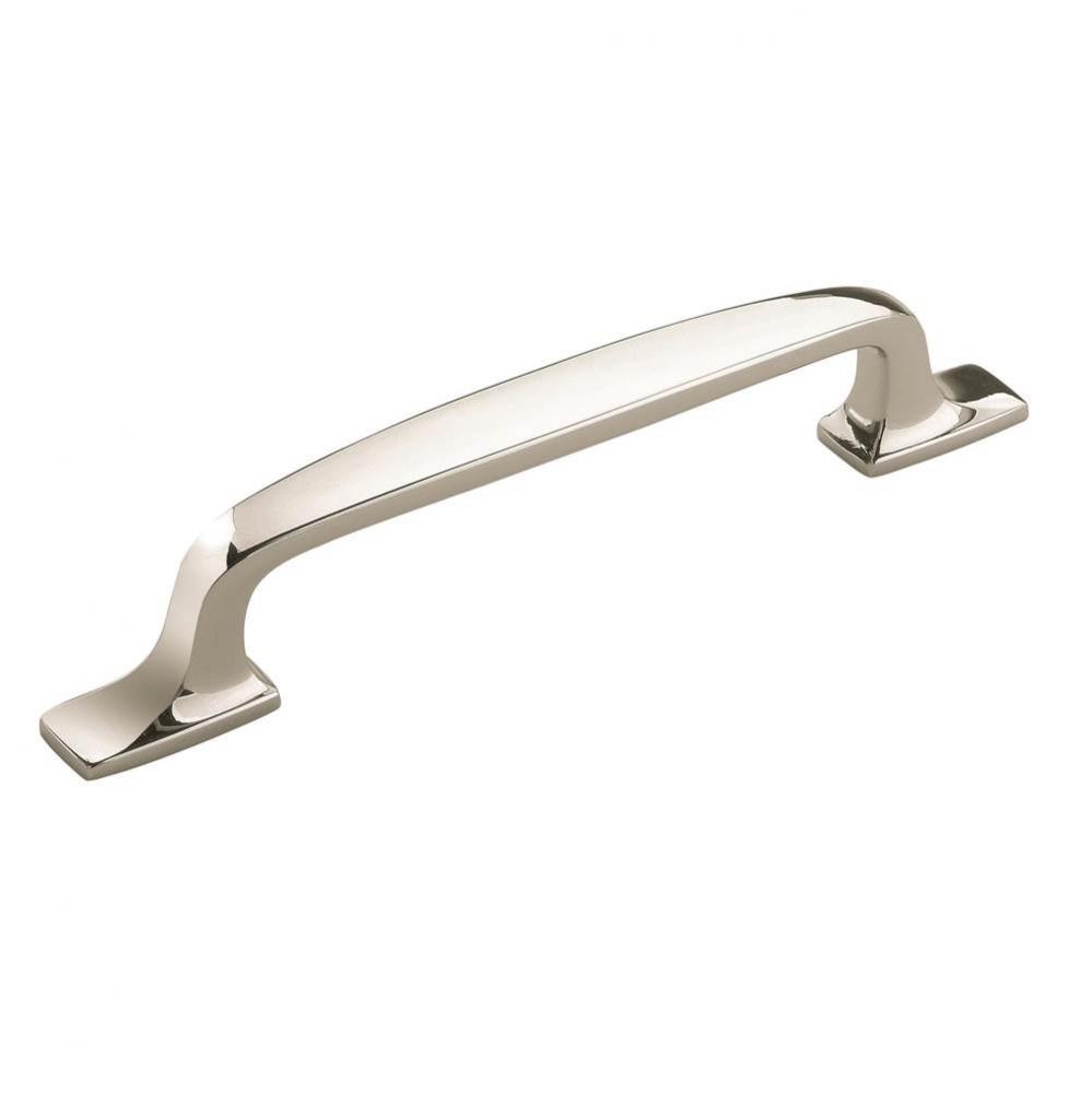 Highland Ridge 5-1/16 in (128 mm) Center-to-Center Polished Nickel Cabinet Pull