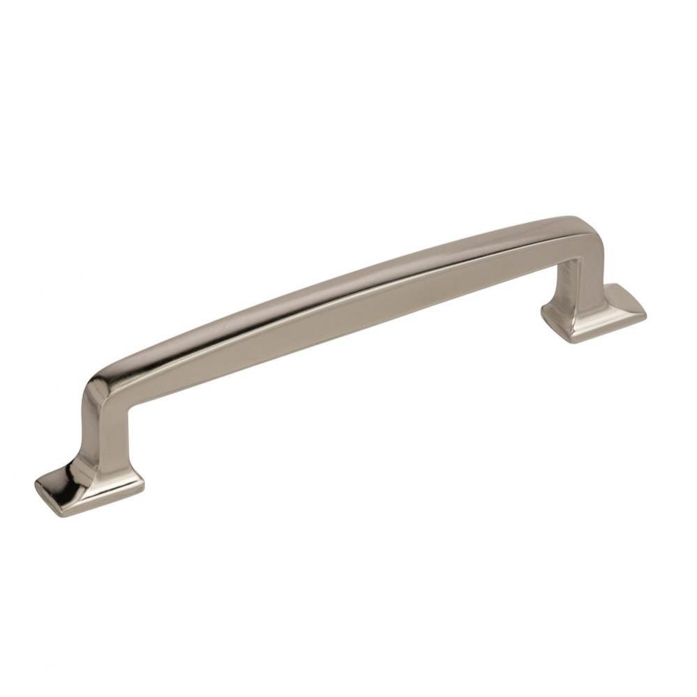 Westerly 5-1/16 in (128 mm) Center-to-Center Polished Nickel Cabinet Pull