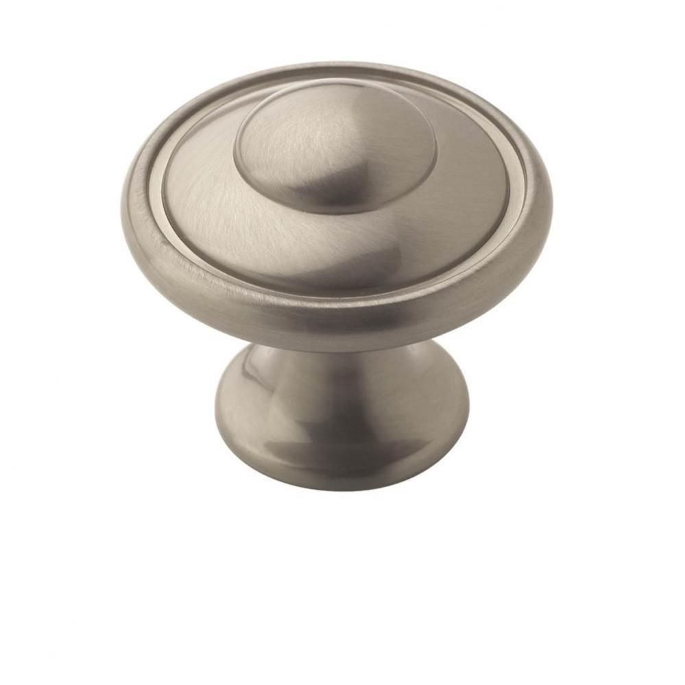 Allison Value 1-3/16 in (30 mm) Diameter Satin Nickel Cabinet Knob