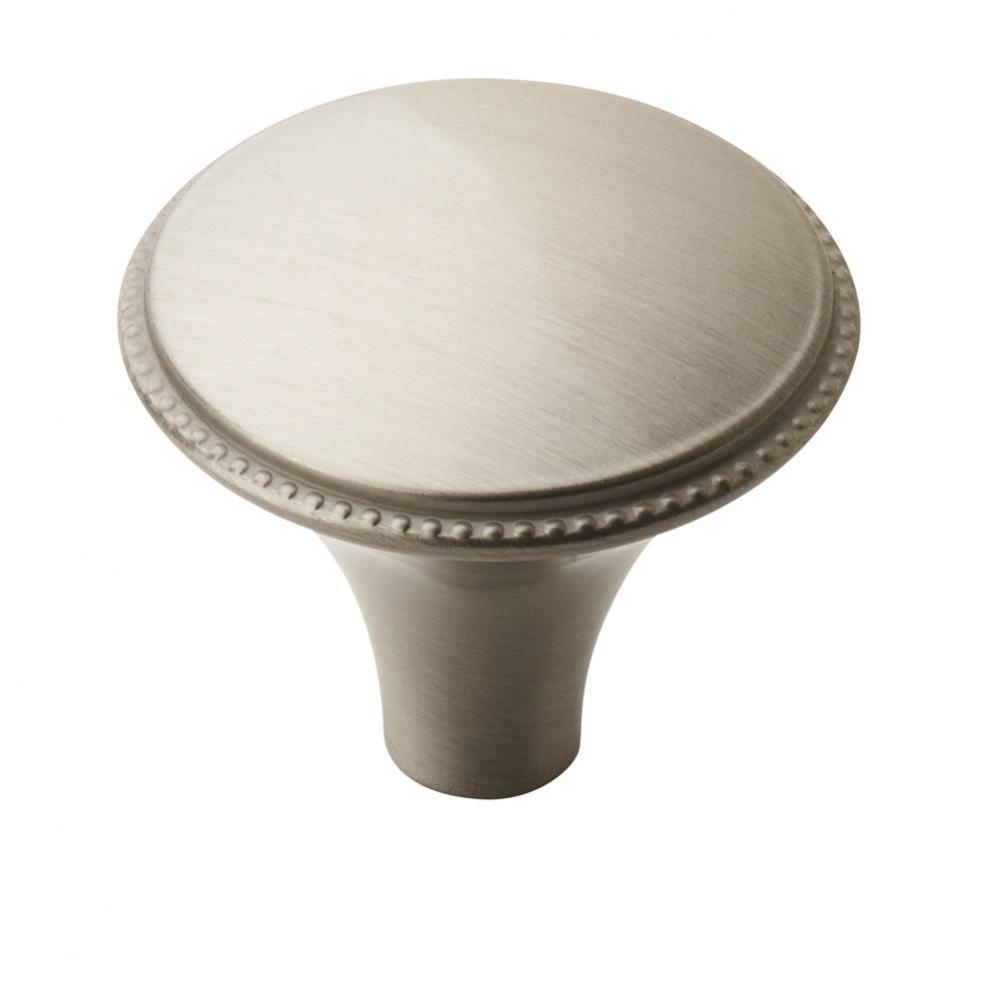 Atherly 1-1/4 in (32 mm) Diameter Satin Nickel Cabinet Knob