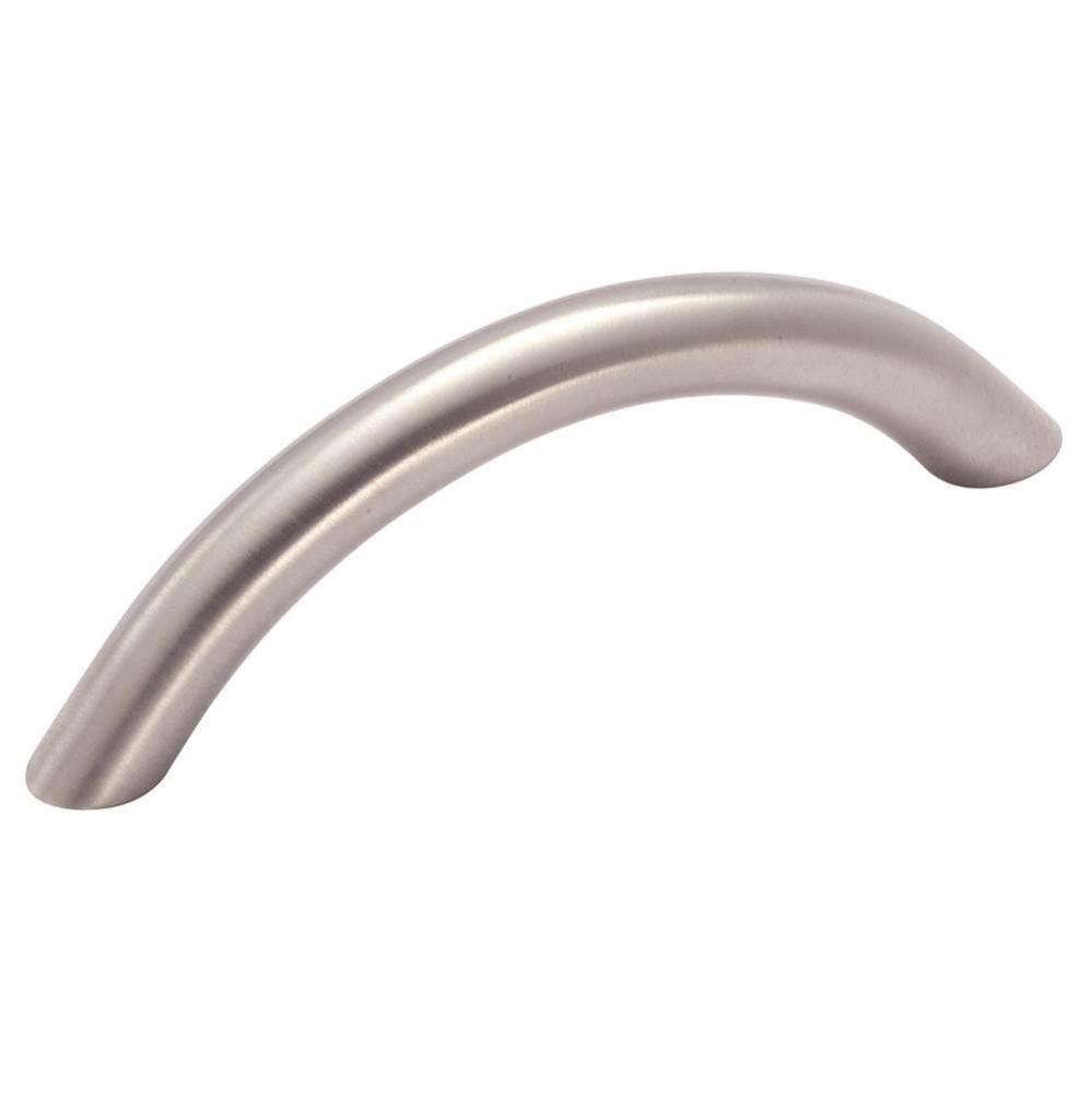 Essential''Z Stainless Steel 3 in (76 mm) Center-to-Center Stainless Steel Cabinet Pull