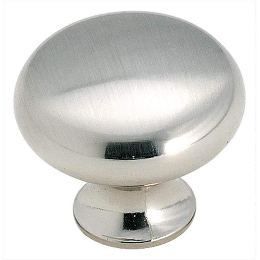 The Anniversary Collection 1-3/16 in (30 mm) Diameter Sterling Nickel Cabinet Knob