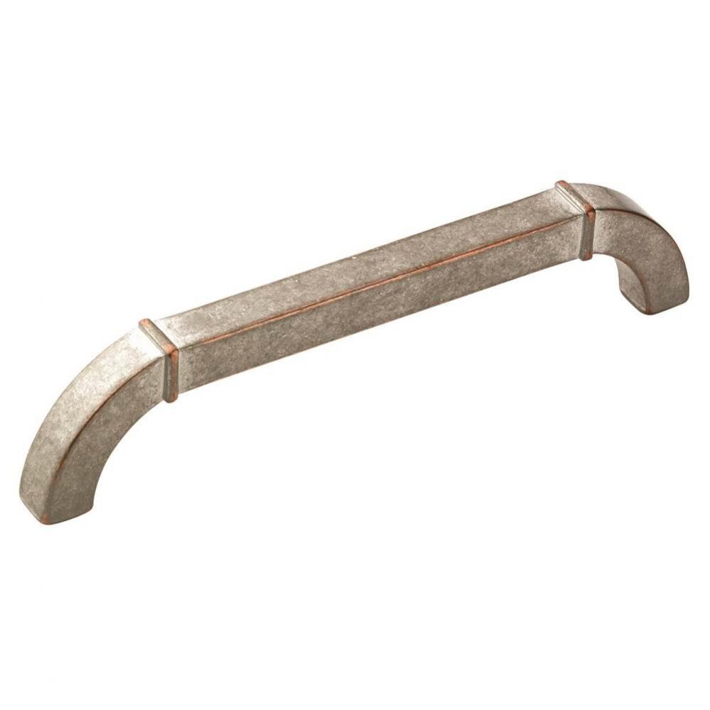 Vasari 5-1/16 in (128 mm) Center-to-Center Weathered Nickel Copper Cabinet Pull