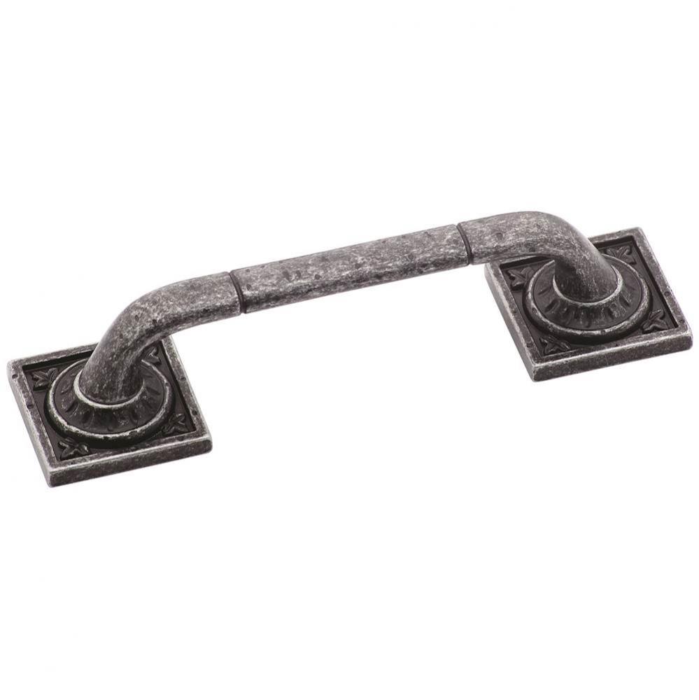 Ambrosia 3-3/4 in (96 mm) Center-to-Center Wrought Iron Dark Cabinet Pull