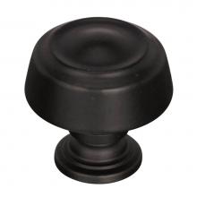 Amerock BP53700BBR - Kane 1-3/16 in (30 mm) Diameter Black Bronze Cabinet Knob