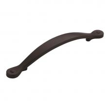 Amerock BP1588FB - Inspirations 5-1/16 in (128 mm) Center-to-Center Flat Black Cabinet Pull