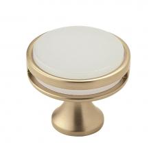 Amerock BP36608BBZFA - Oberon 1-3/8 in (35 mm) Diameter Golden Champagne/Frosted Cabinet Knob