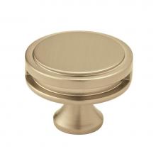 Amerock BP36604BBZ - Oberon 1-3/4 in (44 mm) Diameter Golden Champagne Cabinet Knob