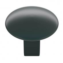 Amerock BP55362MB - Riva 1-1/4 in (32 mm) Diameter Matte Black Cabinet Knob