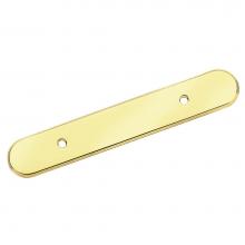 Amerock BP762473 - Backplates 3 in (76 mm) Center-to-Center Polished Brass Cabinet Backplate