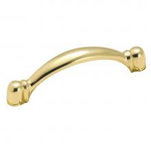 Amerock BP34413 - Allison Value 3 in (76 mm) Center-to-Center Polished Brass Cabinet Pull
