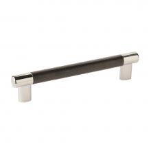 Amerock BP36559PNBBR - Esquire 6-5/16 in (160 mm) Center-to-Center Polished Nickel/Black Bronze Cabinet Pull