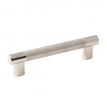 Amerock BP36558PNSS - Esquire 5-1/16 in (128 mm) Center-to-Center Polished Nickel/Stainless Steel Cabinet Pull