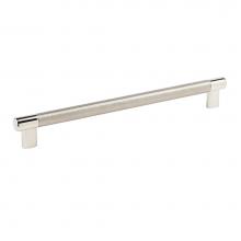 Amerock BP36560PNSS - Esquire 10-1/16 in (256 mm) Center-to-Center Polished Nickel/Stainless Steel Cabinet Pull