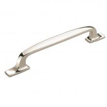 Amerock BP55322PN - Highland Ridge 8 in (203 mm) Center-to-Center Polished Nickel Appliance Pull