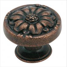 Amerock BP1336RBZ - Natural Elegance 1-5/16 in (33 mm) Diameter Rustic Bronze Cabinet Knob
