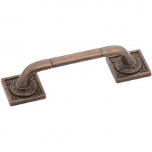 Amerock BP4482RBZ - Ambrosia 3-3/4 in (96 mm) Center-to-Center Rustic Bronze Cabinet Pull