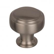 Amerock BP55312G10 - Highland Ridge 1-3/16 in (30 mm) Diameter Satin Nickel Cabinet Knob