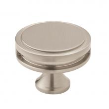 Amerock BP36604G10 - Oberon 1-3/4 in (44 mm) Diameter Satin Nickel Cabinet Knob