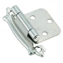 Amerock BPR7329G9 - Variable Overlay Self-Closing, Face Mount Sterling Nickel Hinge - 2 Pack