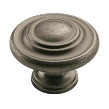 Amerock BP15862WN - Inspirations 1-3/4 in (44 mm) Diameter Weathered Nickel Cabinet Knob