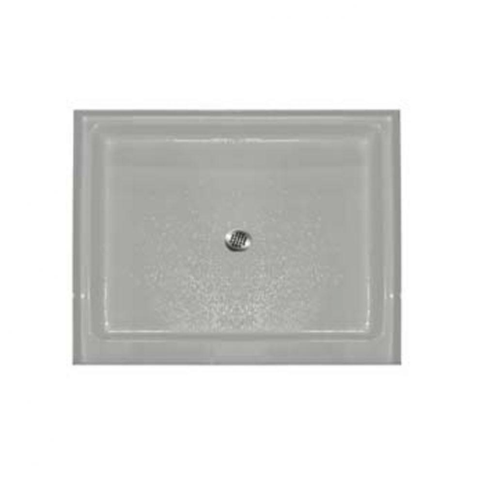 48'' center drain Thermal Cast Acrylic shower pan with 4'' threshold. (AB 3448