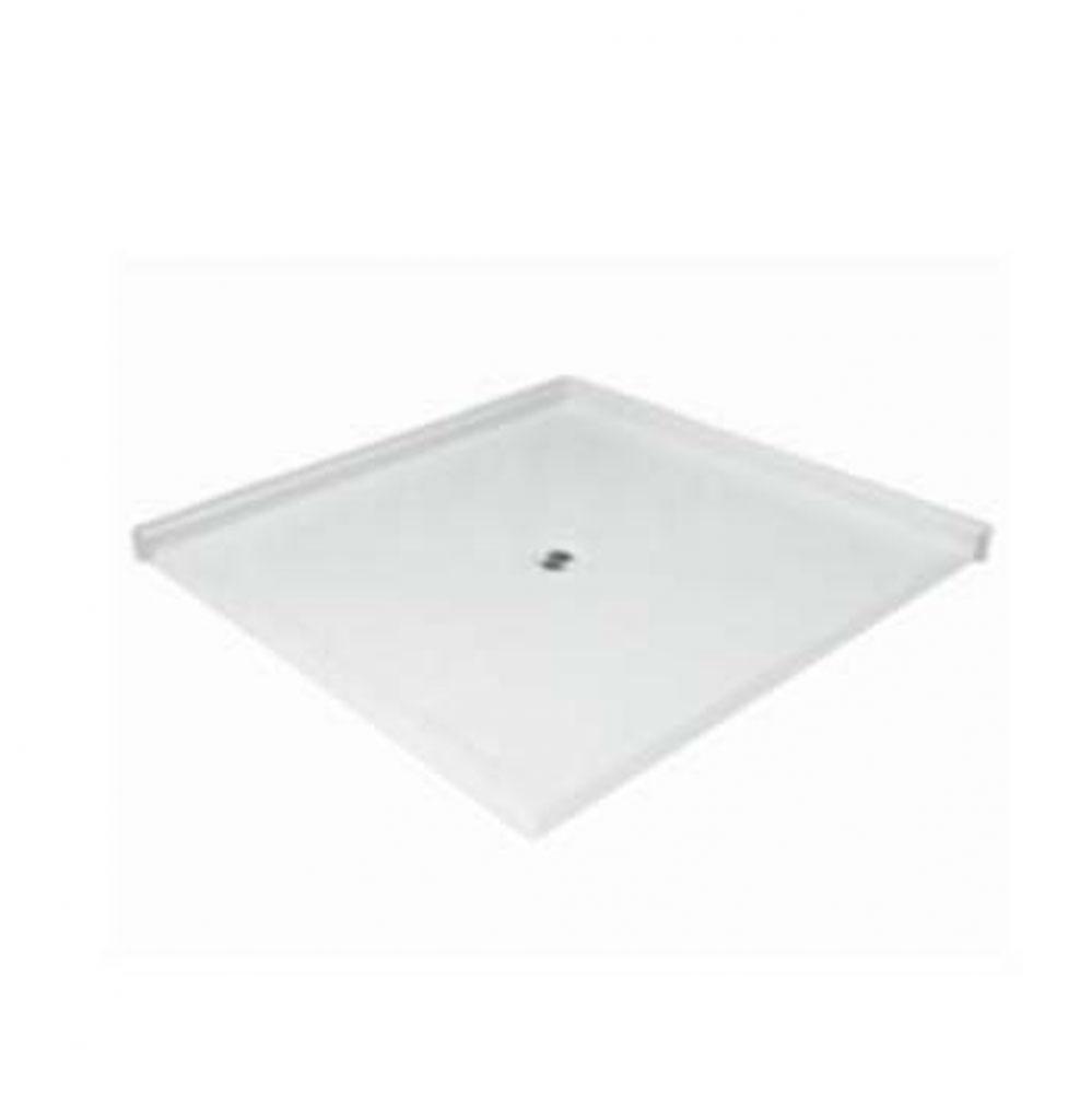 5'' AcrylX™ barrier-free double entry shower base with Easy Base. (MPB 6060 BF DE 1.25