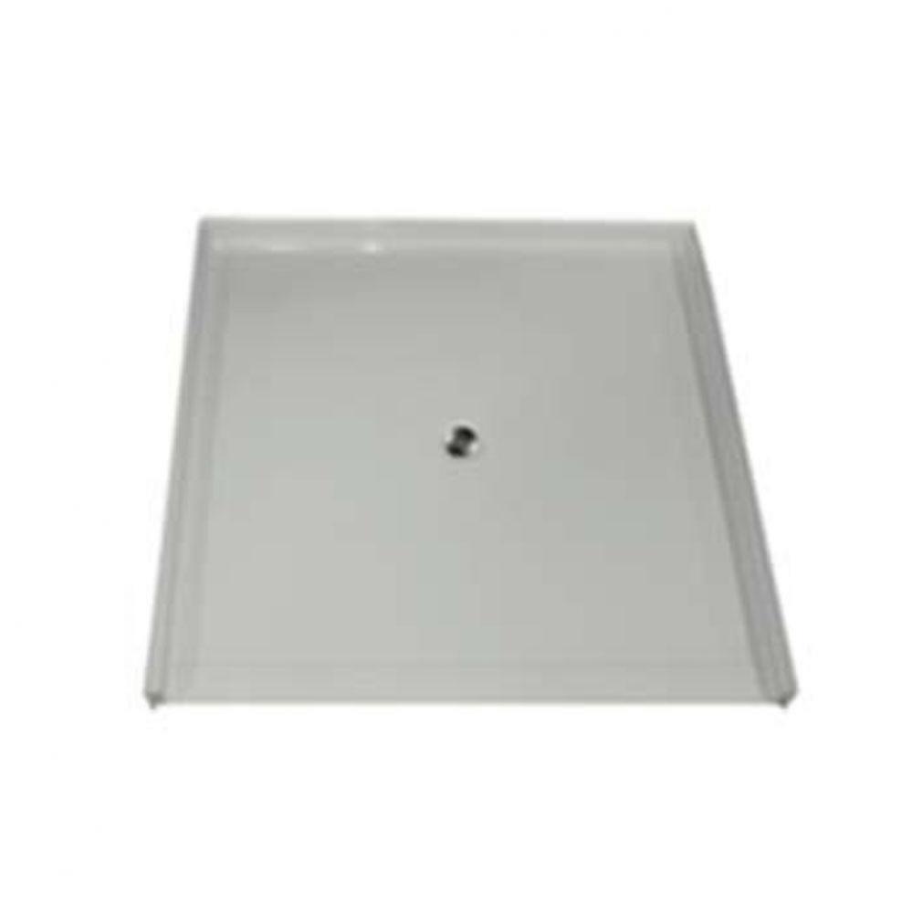5'' AcrylX™ barrier-free double entry shower base with Easy Base. (MPB 6060 BF 1.125 C