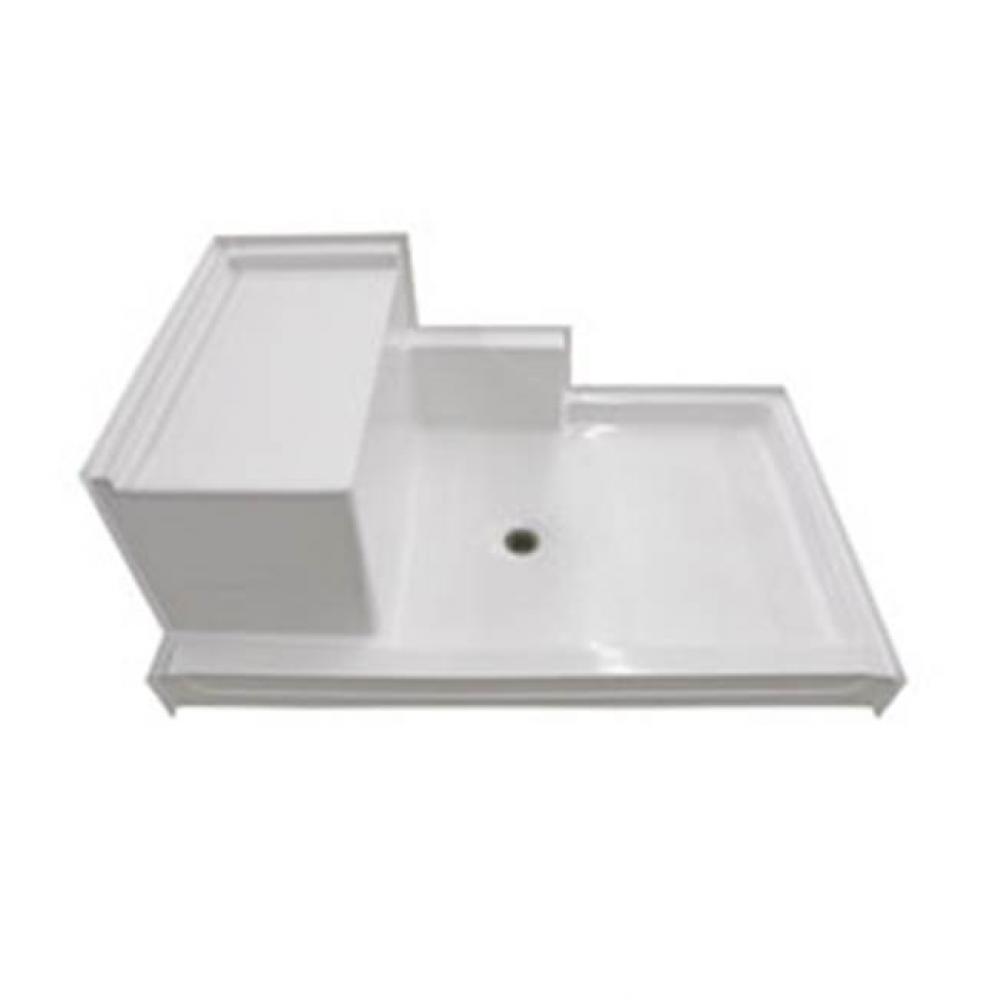 AcrylX? shower pan with seat (G6036SH 1S PAN)