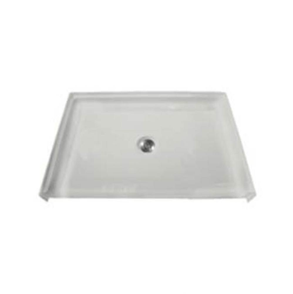 AcrylX™ barrier-free shower pan with Easy Base shower base. ADA compliant. (MPB 3838 BF .5 C)