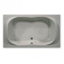 Aquarius Bathware AS000606-FC-WP-WHT - Rio 7242 Bathtub