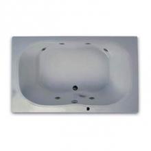 Aquarius Bathware AS000621-FC-WP-WHT - Nassau 6642 Bathtub