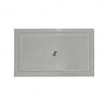 Aquarius Bathware AS000112-C-000-BON - 60'' Thermal Cast Acrylic shower pan with 6'' threshold. (AB 6032 C)