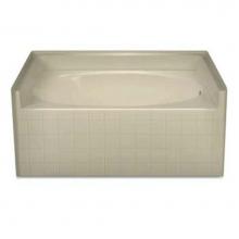 Aquarius Bathware AS000206-L-WP-BON - G4260TOTile Bathtub