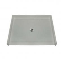 Aquarius Bathware AS000154-C-000-BIS - 4'' AcrylX™ barrier-free shower base with Easy Base. (MPB 4836 BF .875 C)