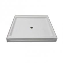 Aquarius Bathware AS000123-C-000-BIS - AcrylX? shower pan center drain (G3636SH PAN)