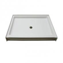 Aquarius Bathware AS000136-C-000-BON - AcrylX? Shower Pan Center Drain (G4836SH PAN)
