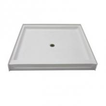 Aquarius Bathware AS000138-C-000-BON - AcrylX? Shower Pan Center Drain (G4848SH PAN)