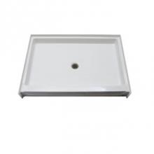 Aquarius Bathware AS000139-C-000-WHT - AcrylX™ shower pan center drain (G5434SH PAN)