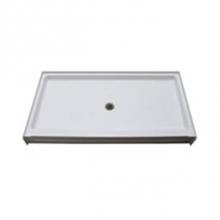 Aquarius Bathware AS000141-C-000-BON - AcrylX? shower pan center drain (G6032SH PAN)