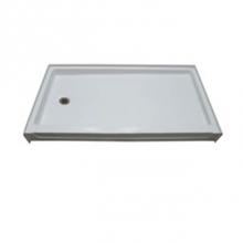 Aquarius Bathware AS000142-L-000-BON - AcrylX? shower pan end drain (G6033SH PAN)