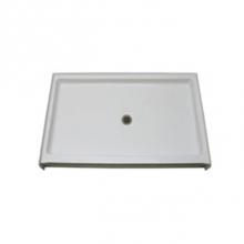 Aquarius Bathware AS000144-C-000-WHT - AcrylX? shower pan center drain (G6036SH PAN)