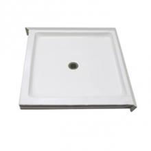 Aquarius Bathware AS000129-R-000-BON - AcrylX? double-entry shower pan (G4236SH DE PAN)