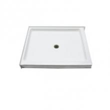 Aquarius Bathware AS000140-C-000-BON - AcrylX? double-entry shower pan (G5436SH DE PAN)