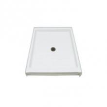 Aquarius Bathware AS000119-C-000-WHT - AcrylX? shower pan center drain (G3248SH PAN)